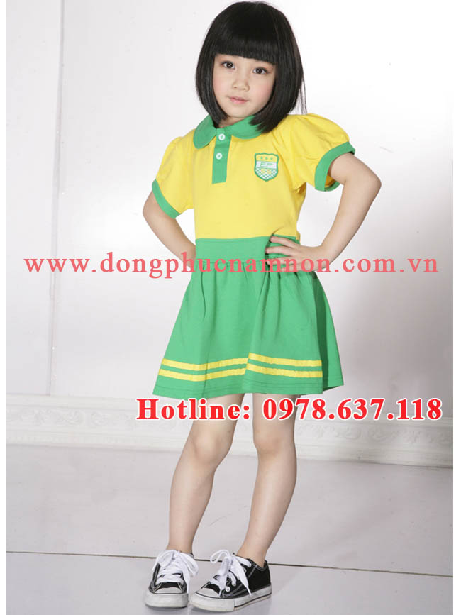 Mẫu đồng phục mầm non - DPMN03 | Mau dong phuc mam non